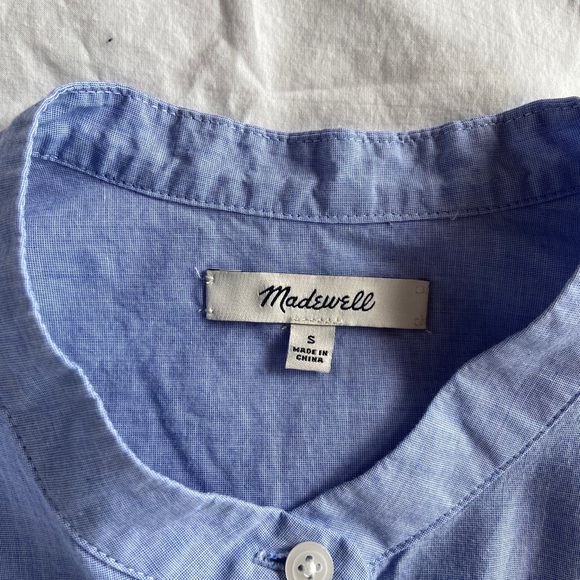 Madewell chambray Button up blouse - Picture 2 of 4